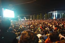 Nobar Indonesia vs Brunei di Balai Kota Solo, Lalu Lintas Jalan Jendral Sudirman Dialihkan