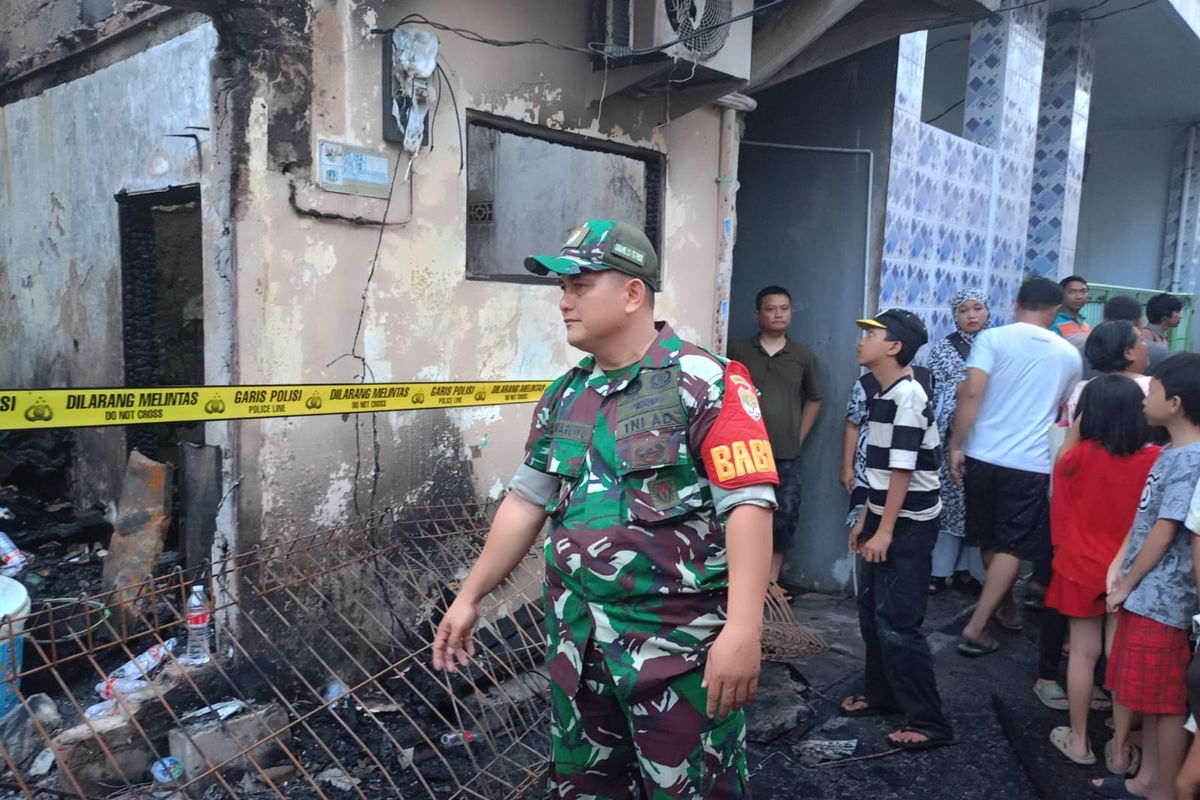 2 Rumah di Tanjung Priok Kebakaran akibat Korsleting