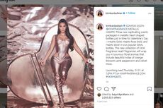 Kim Kardashian Ekspos Lekuk Tubuhnya dalam Pemotretan Iklan