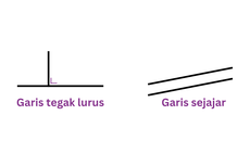 Soal dan Jawaban Garis Tegak Lurus dan Garis Sejajar