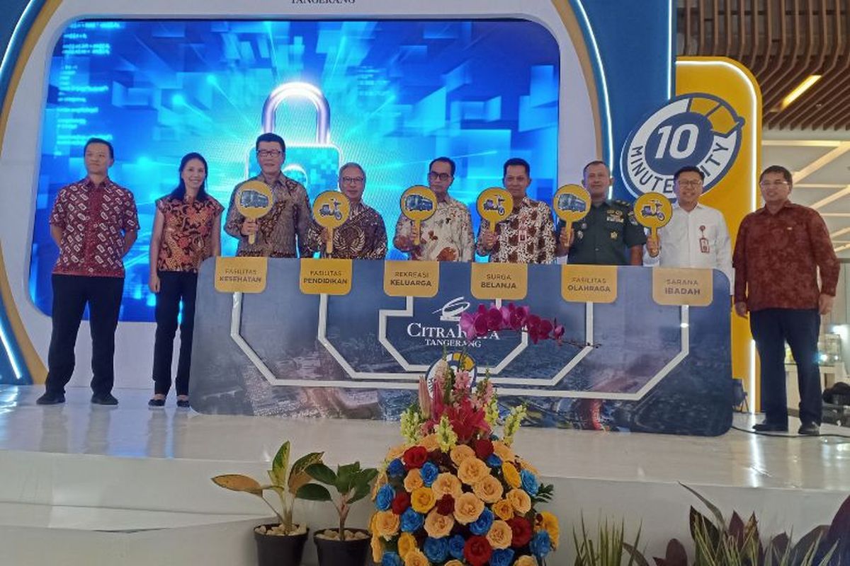 Peresmian konsep 10-Minute City di CitraRaya Tangerang. 