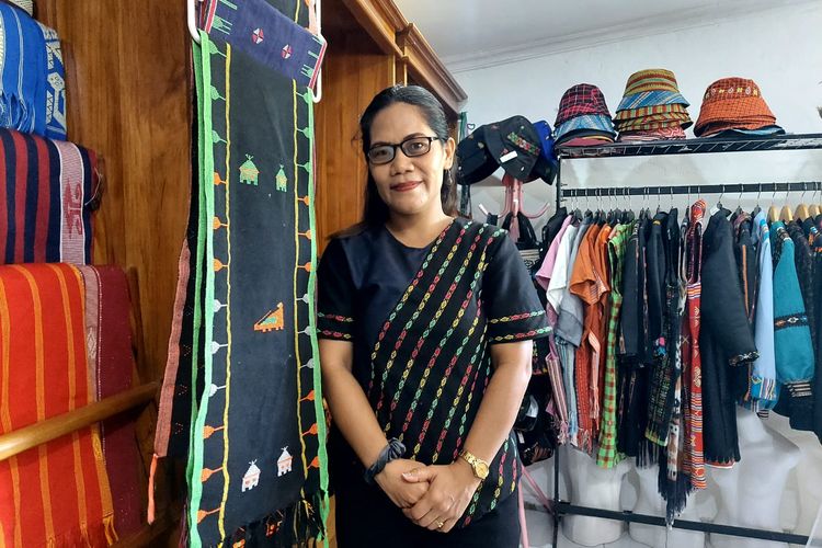 Maria Floriana Raya Jandi pemilik butik Galery de' Jandi