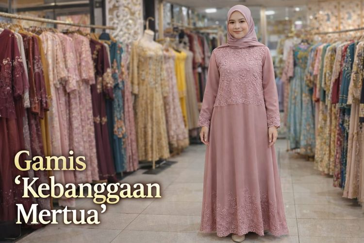 Gamis mertua series Kebanggaan mertua 