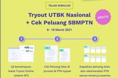 Cek Peluang SBMPTN 2021 lewat Tryout UTBK Gratis Ini