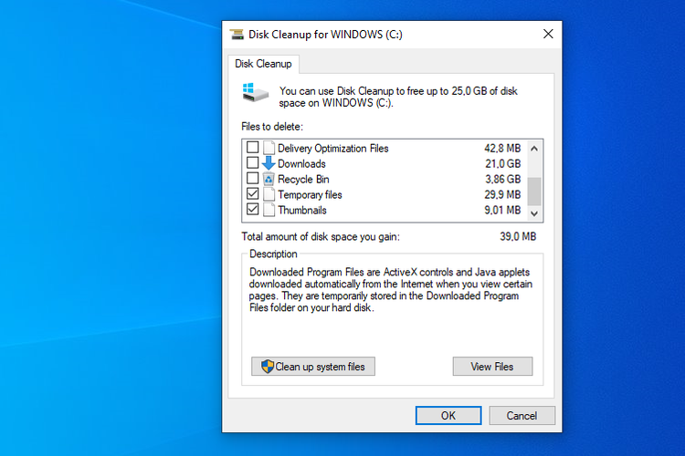 clean up appdata windows 10