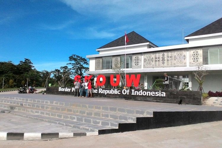 PLBN Skouw di Provinsi Papua.