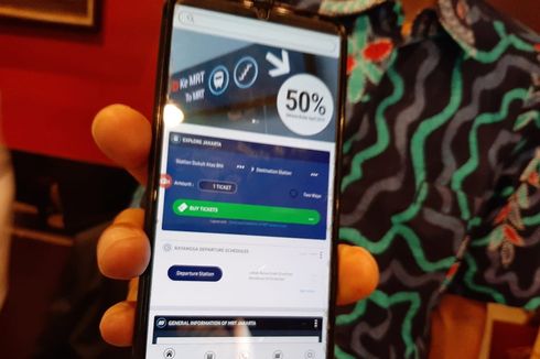 Lewat Aplikasi MRT Jakarta, Penumpang Bisa Beli Tiket dengan Uang Elektronik