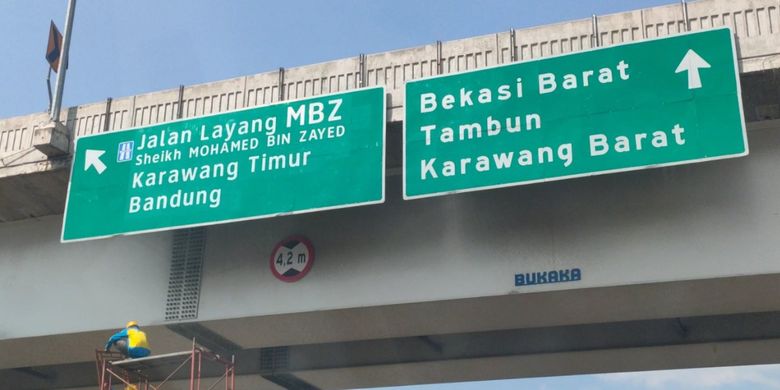 Paling Baru, Tol Layang Japek Ganti Nama, Ingat Lagi Nama Jalan Jokowi di Abu Dhabi