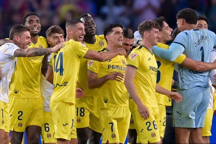 Villarreal memastikan diri lolos ke Liga Champions musim depan setelah meraih kemenangan dramatis 3-2 atas juara La Liga 2024-2025, Barcelona di Estadi Olímpic Lluís Companys, Minggu (18/5/2025) malam waktu setempat.