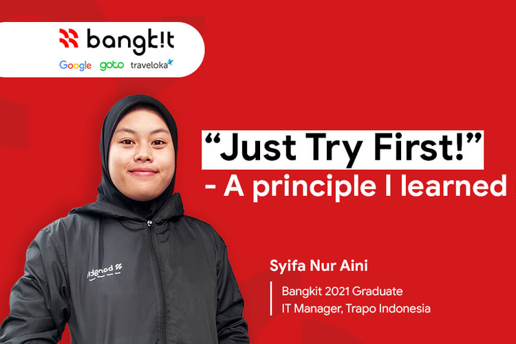 Syifa Nur Aini (25) adalah salah satu perempuan lulusan Bangkit 2021 asal Bekasi, Jawa Barat alumni Universitas Bakrie, jurusan Teknik Informatika. 