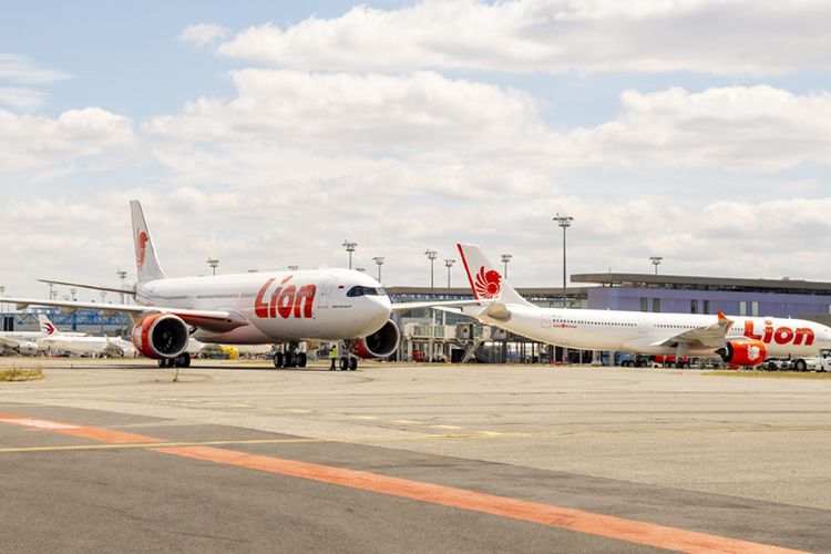 An image of Indonesia's Lion Air planes. 