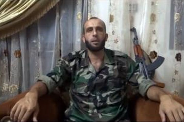 Abdul Kadir al-Saleh, salah seorang komandan kelompok pemberontak Suriah.