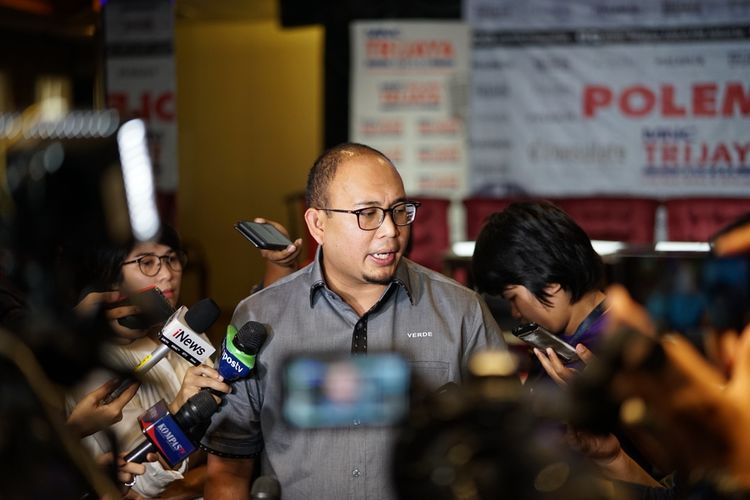 Juru bicara Badan Pemenangan Nasional pasangan Prabowo Subianto-Sandiaga Uno (BPN) Andre Rosiade saat ditemui di kawasan Menteng, Jakarta Pusat, Sabtu (18/5/2019). 