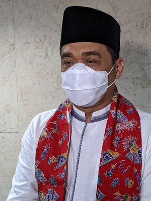 Wakil Gubernur DKI Jakarta Ahmad Riza Patria saat ditemui di Balaikota DKI Jakarta Jalan Medan Merdeka Selatan, Gambir, Jakarta Pusat, Jumat (8/1/2021).