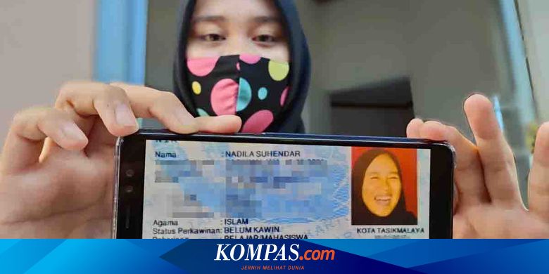 KTP Gadis dengan Foto Tertawa Lepas Viral, Ini Penjelasan Nadila