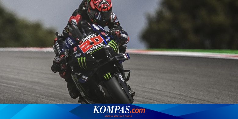 Hasil MotoGP Portugal 2022: Quartararo Dominan Rebut Kemenangan Pertama!
