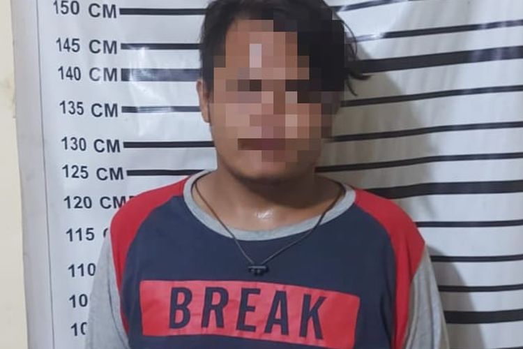 Polisi menangkap pria inisial BMT (23) karena mencuri telur dari mobil pikap di Kabupaten Langkat, Sumatera Utara, Sabtu (29/7/2023)
