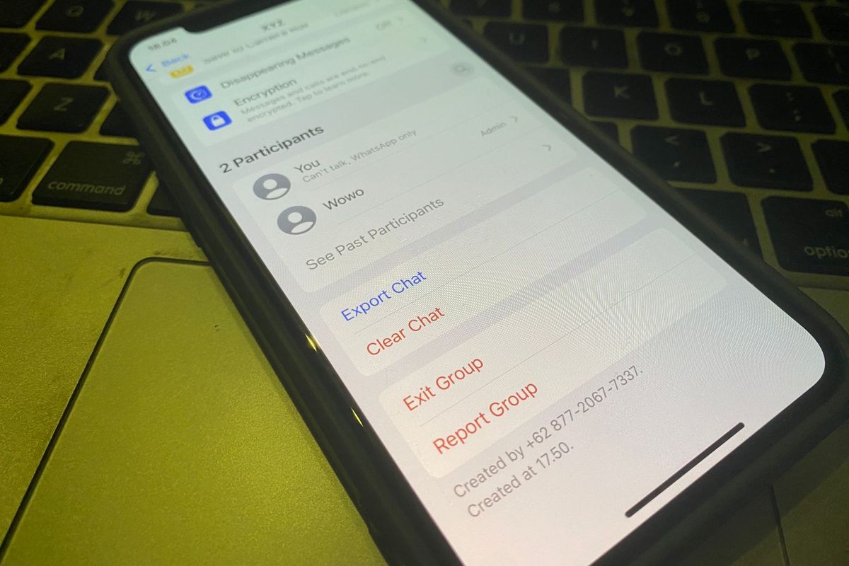 Ilustrasi akun WhatsApp tiba-tiba keluar grup sendiri padahal pemiliknya telah lama meninggal dunia.
