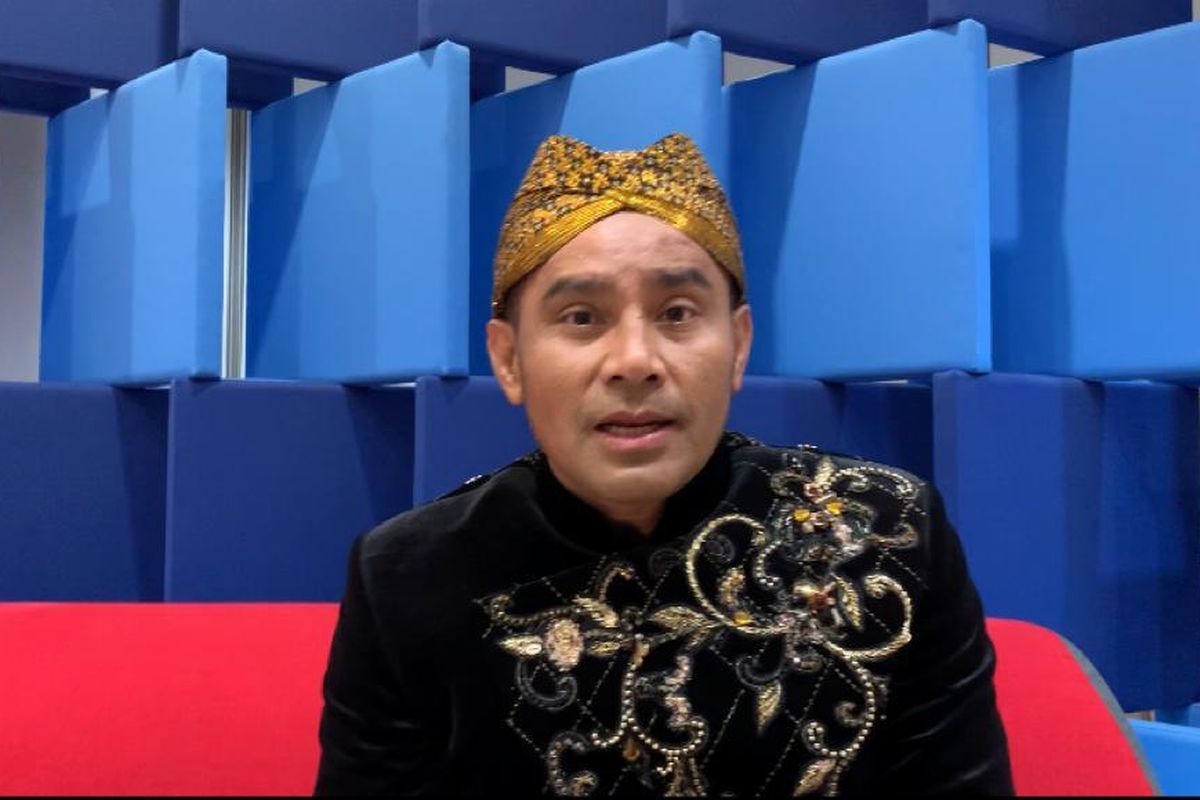 Penyanyi Judika saat ditemui di Menara ι, Palmerah, Jakarta Barat, Sabtu (16/4/2022).