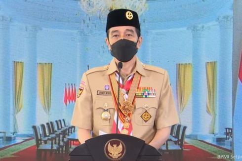 Jokowi: Anggota Pramuka Harus Jadi Pelopor Disiplin Protokol Kesehatan