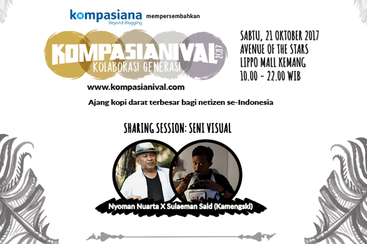 Kompasianival 2017 akan berlangsung di Avenue of the Stars Lippo Mall Kemang