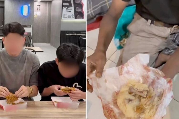 Tunawisma yang Diberi Nasi Isi Tulang Ayam oleh Influencer Malaysia demi Konten Akhirnya Angkat Suara