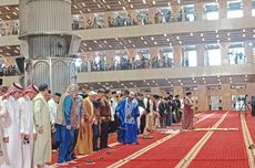 Wapres Ma'ruf Amin Shalat Idul Adha di Masjid Istiqlal, JK, Sandiaga, Zulhas, dan AHY Hadir