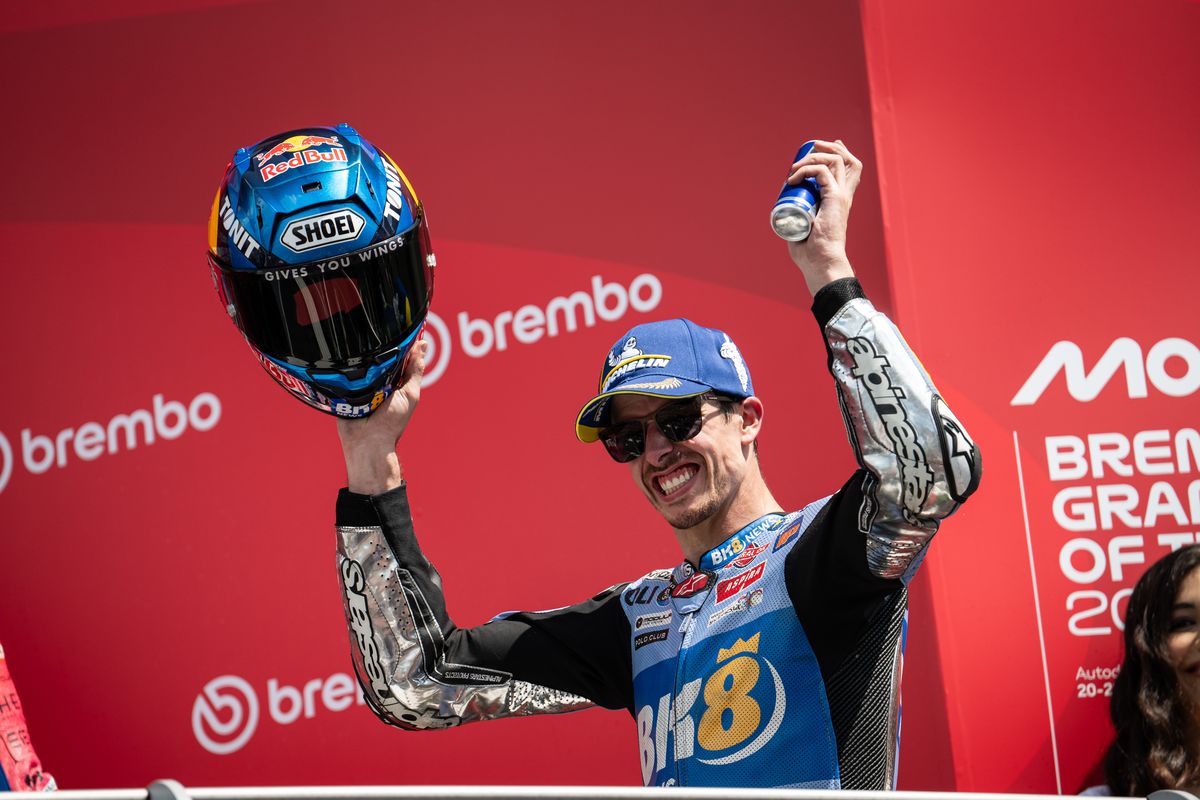 Alex Marquez saat berlaga pada MotoGP Italia 2024