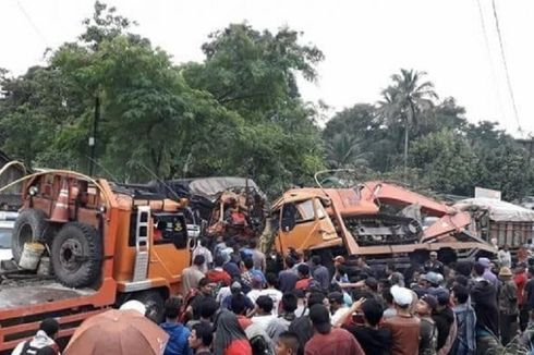 Tabrakan Maut di Sibolangit, 3 Orang Tewas, Jalur Medan-Berastagi Macet