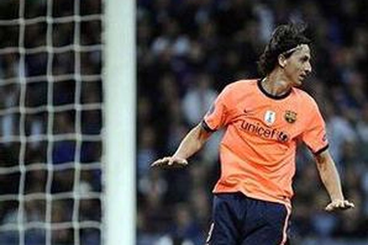 Striker Barcelona, Zlatan Ibrahimovic.