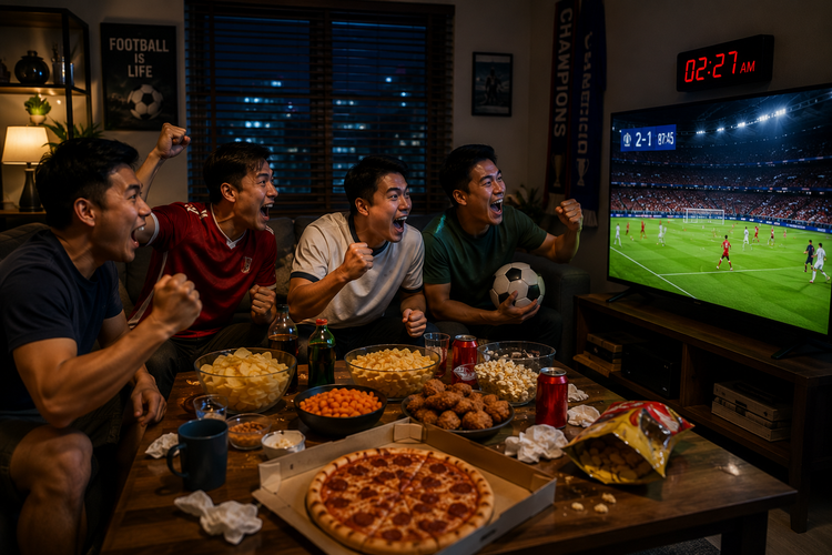 Nobar Final Piala Dunia Tanpa Khawatir, Ini 4 Tips Jaga Metabolisme dan Kesehatan Hati