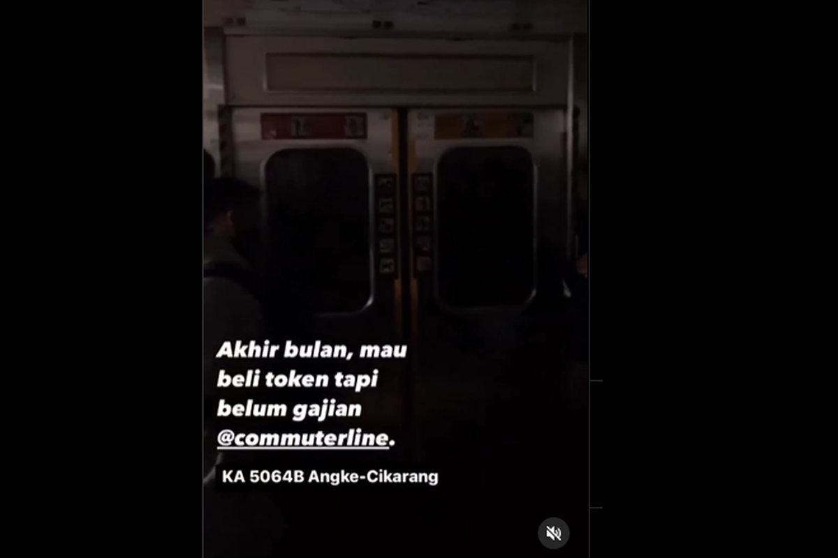 Penyebab KRL Angke-Cikarang mati listrik.