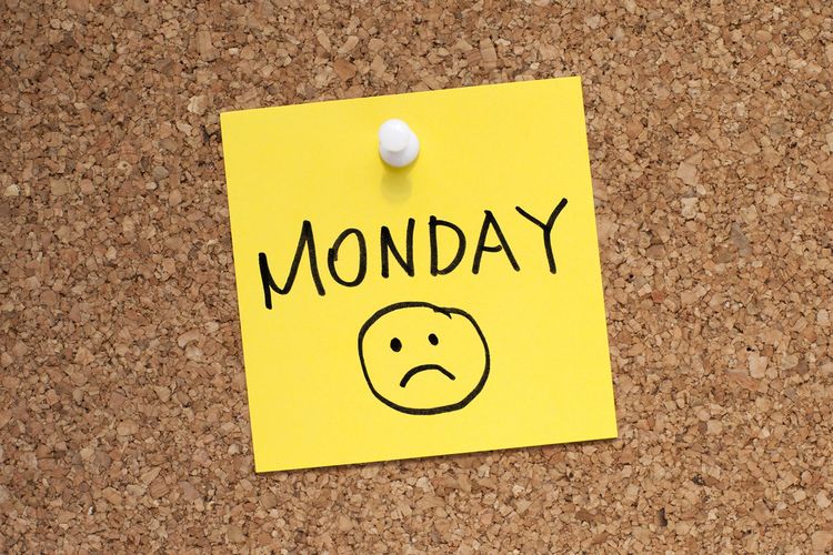 Ilustrasi dari ungkapan I Hate Monday.