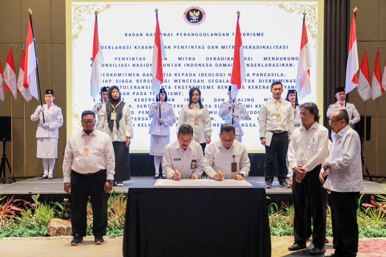 Suasana ajang Silaturahmi Kebangsaan yang diadakan BNPT. 