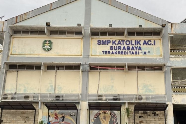 Lokasi korban tersetrum kabel AC Sekolah, Selasa (13/5/2025).