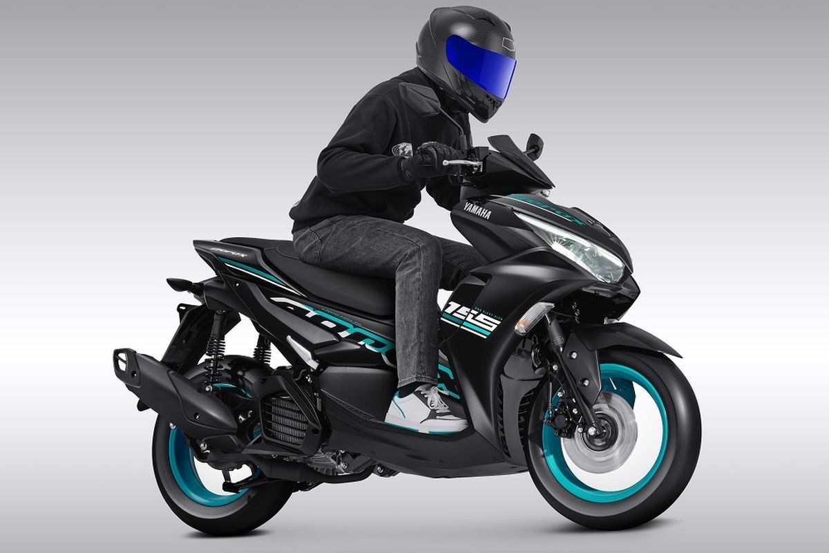 Akhir 2021 Yamaha rilis warna dan stripping All New Aerox 155 Connected Version