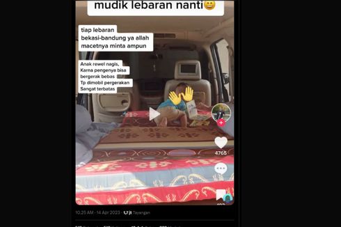 Viral, Twit Menggelar Kasur di Mobil Saat Mudik Dinilai Berbahaya, Ini Kata Ahli Transportasi