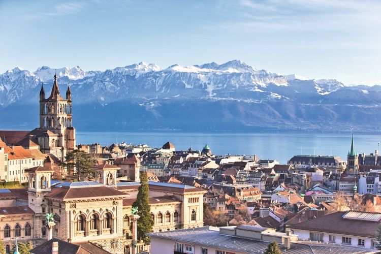 Lanskap Kota Lausanne 