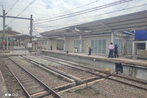 Kanopi Stasiun Bogor Terbakar, Diduga Akibat Korsleting