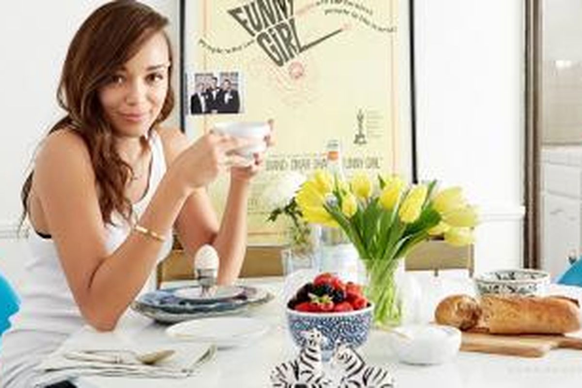 Ashley Madekwe berkompromi dengan sang suami dalam mendekorasi interior rumahnya.