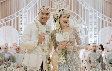 Al Ghazali dan Alyssa Daguise Menikah dengan Maskawin 2.025 Euro ...