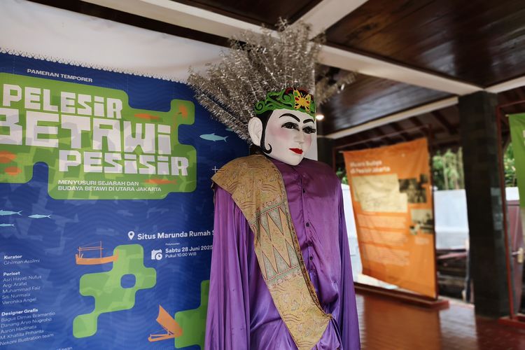Potret  Pameran Plesir Betawi Pesisir, Rumah Si Pitung, Jakarta Utara, Rabu (22/10/2025). 