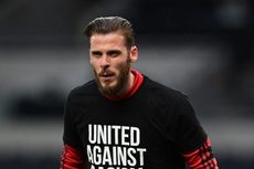 Gagal Halau Tembakan Bergwijn pada Laga Tottenham Vs Man United, De Gea Dapat Nilai 4