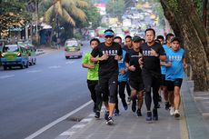 Bima Arya dan Sandiaga Lari Bersama Keliling Bogor