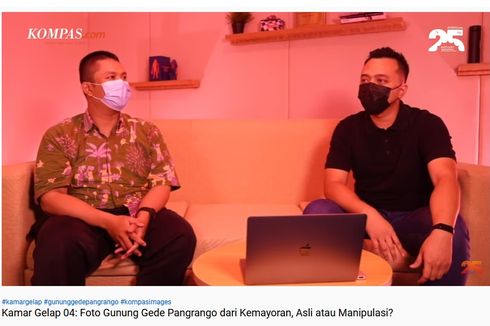 VIDEO: Penjelasan Ari Wibisono dan Pengecekan Data Foto Gunung Gede Pangrango