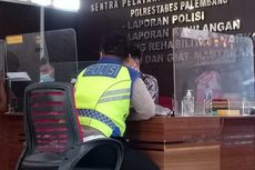 Menolak Ditilang, Seorang Sopir Truk Ayam Marah dan Merobek Rompi Anggota Satlantas di Palembang