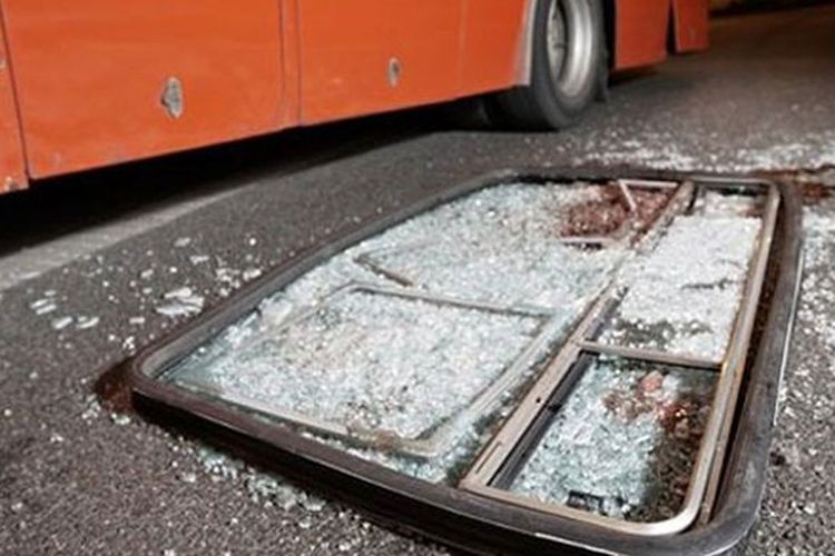 Ilustrasi kecelakaan bus.