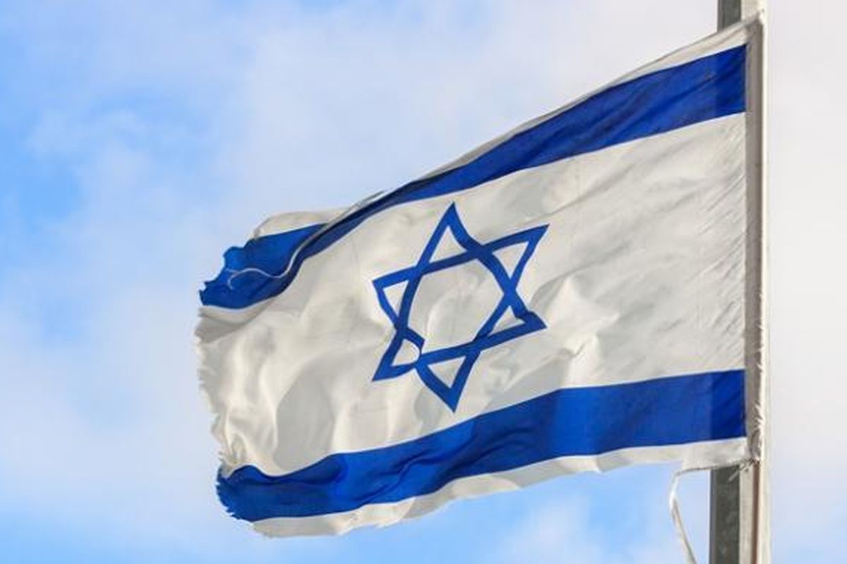 Ilustrasi bendera Israel. Penolakan terhadap atlrt Israel.