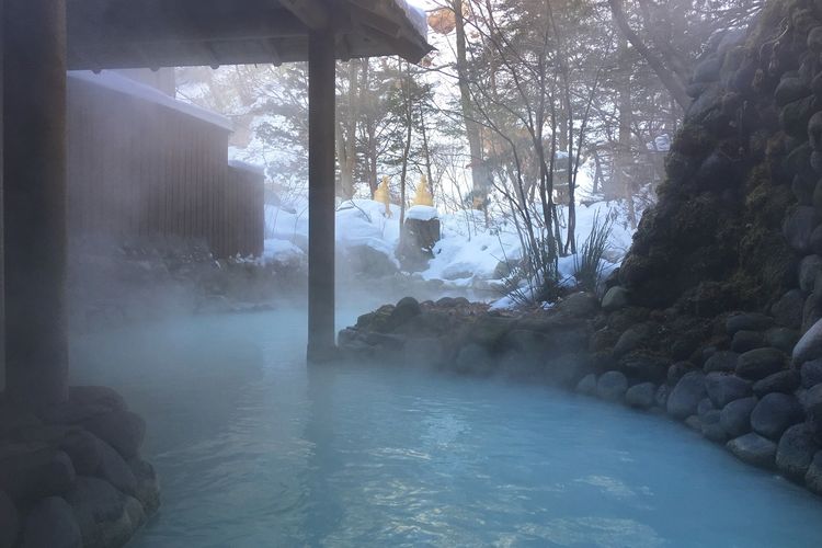 Ilustrasi Onsen Jepang DOK.Pixabay.com/Akiraorc