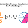 Pengertian dan Contoh Pecahan Biasa, Pecahan Murni, dan Pecahan Campuran